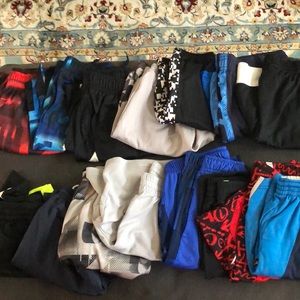 Lot of Boys shorts, size 8/10/12. Many are Nike.